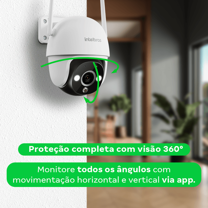 Câmera Inteligente Full Color iM7 S IP66 Branca Intelbras